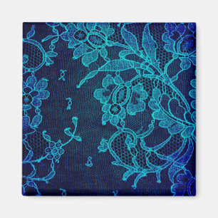Pariser Frauenfeind Viktorianisch Gothic Navy Blue Magnet
