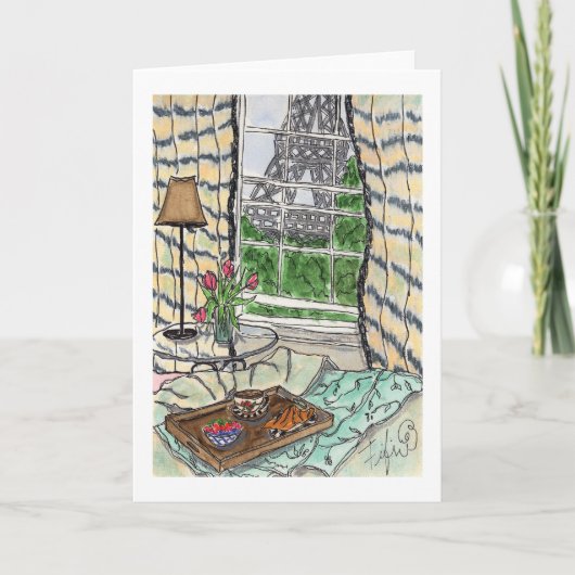 Pariser Frühstück Karte (Vorderseite)