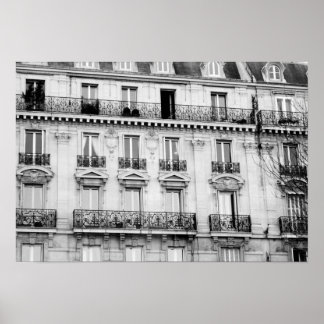 Pariser Gebäude-Poster Poster