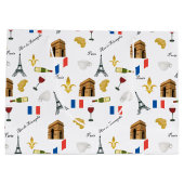 Pariser Geburtstag Große Geschenktüte (Rückseite)