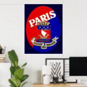 Pariser Gepäcksiegel 1925 Poster (Heimbüro)