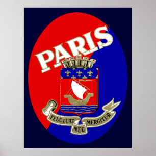 Pariser Gepäcksiegel 1925 Poster