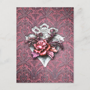 PARISER GOTIK 1897: ROSIGE AUSSICHTEN POSTKARTE