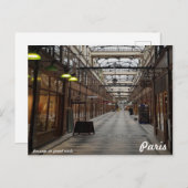 Pariser Hauptbahnhof Postkarte (Vorne/Hinten)