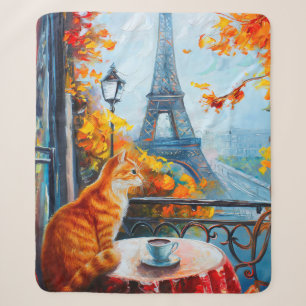 Pariser Herbst Ginger Cat im Café Sherpadecke