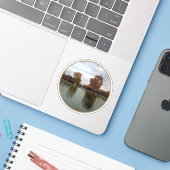 Pariser Herbst - v2 Aufkleber (Laptop mit iPhone)