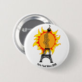 Pariser Hitzewelle 2019 Button (Vorne & Hinten)