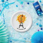 Pariser Hitzewelle 2019 Pappteller (Party)