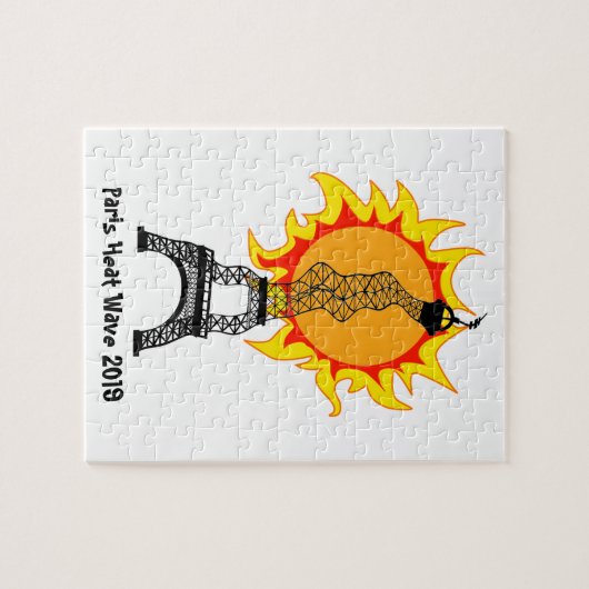 Pariser Hitzewelle 2019 Puzzle (Horizontal)