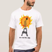 Pariser Hitzewelle 2022 T - Shirt (Vorderseite)