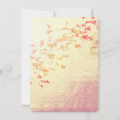 Pariser Hochzeitsempfehlung Einladung (Rückseite)