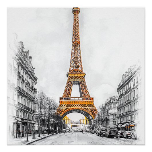 Pariser Icon Poster (Vorderseite)