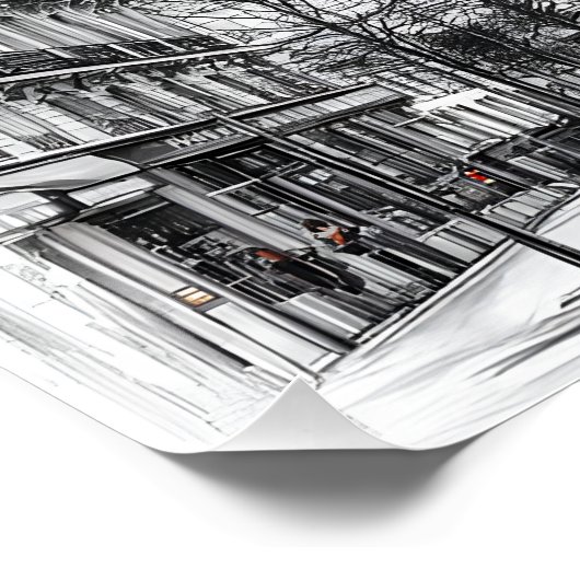 Pariser Icon Poster (Ecke)