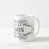 Pariser Kaffee-Tasse Kaffeetasse (VorderseiteRechts)