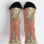 Pariser Karte Socken (Oben)