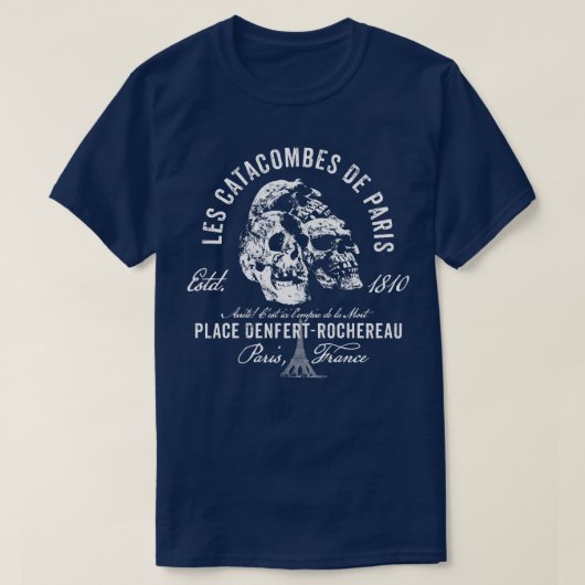Pariser Katakomben T-Shirt (Design vorne)