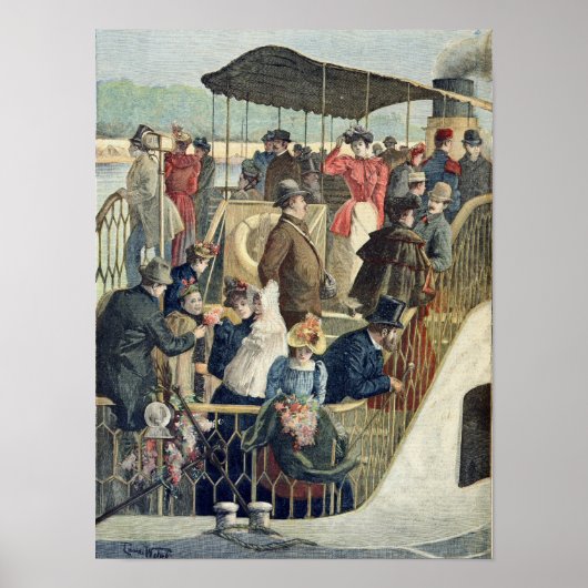 Pariser kehren vom Land zurück Poster (Vorne)