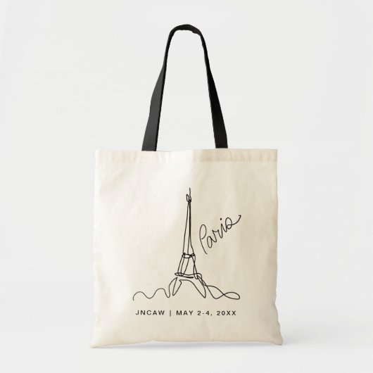 Pariser Konferenz Begrüßungsmesse Tasche (Vorne)