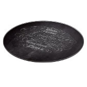 Pariser Landschalkboard Französische Schriften Schneidebrett (Ecke)