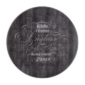 Pariser Landschalkboard Französische Schriften Schneidebrett (Vorderseite)