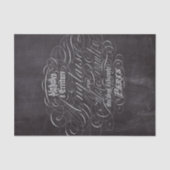 Pariser Landschalkboard Französische Schriften Seidenpapier (Vorderseite)