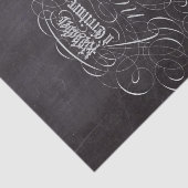 Pariser Landschalkboard Französische Schriften Seidenpapier (Ausschnitt)