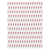 Pariser Liebe - Roter Schirm Hochzeitstag Tischdecke (Vorderseite)