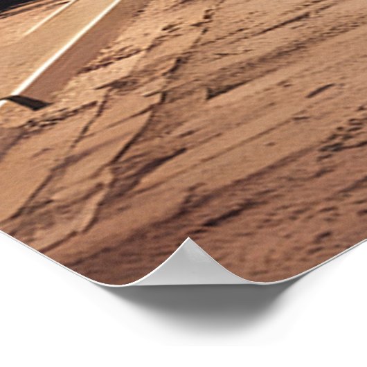 Pariser Liebe Spaziergang durch den Eiffelturm Poster (Ecke)