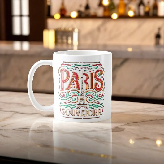 Pariser Liebe-Symphonie-Klassiker Kaffeetasse