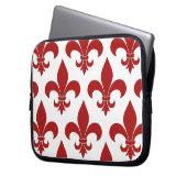 Pariser Lilie Laptopschutzhülle (Vorderseite Links)