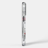 Pariser Mädchen – Süßer Eiffelturm & Café-Straße Case-Mate iPhone Hülle (Rückseite / Rechts)