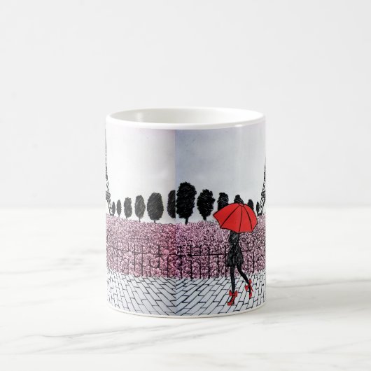 Pariser Mädchen Verwandlungstasse (Mittel)