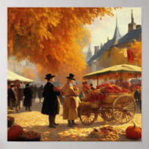 Pariser Markt im Herbst