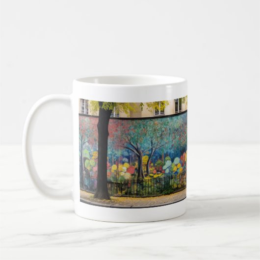 Pariser Mauern Version 1 Kaffeetasse (Links)