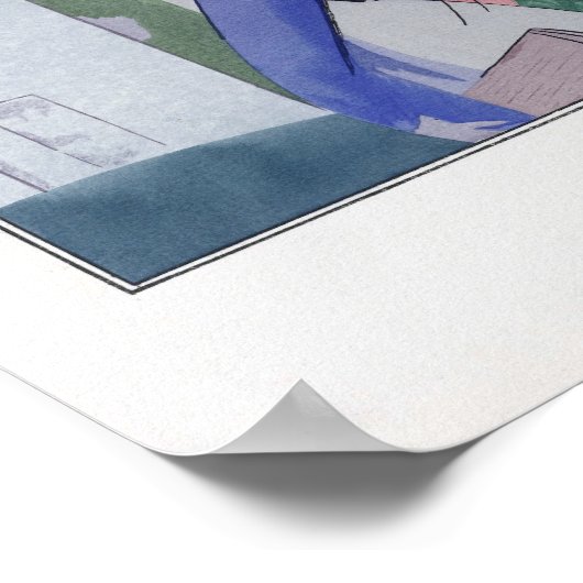 Pariser Mode, 1914 Poster (Ecke)