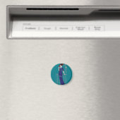 Pariser Mode aus den 20er Jahren Magnet (In Situ (Geschirrspüler))