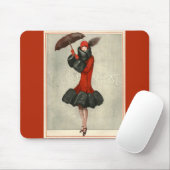 Pariser Mode-Illustration Mousepads (Mit Mouse)