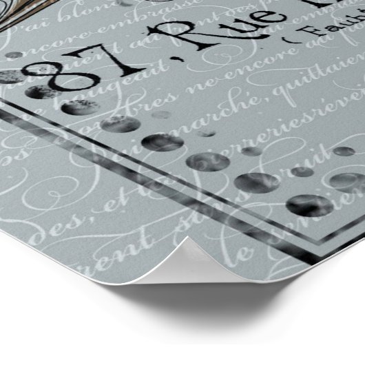 Pariser Mode Poster (Ecke)