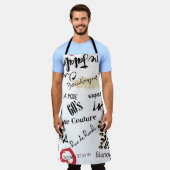 Pariser Mode und Glamour nahtlos Schürze (Getragen)