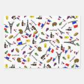Pariser Musterpapier Geschenkpapier Set (Vorderseite 2)