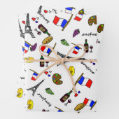 Pariser Musterpapier Geschenkpapier Set (Beispiel)