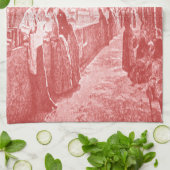 Pariser Nachmittag Küchentuch (Gefaltet)