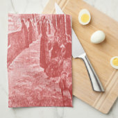 Pariser Nachmittag Küchentuch (Viertel Falte)