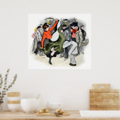 Pariser Nachtleben Nr. 2 Poster (Küche)