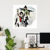 Pariser Nachtleben Nr. 4 Poster (Heimbüro)