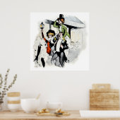 Pariser Nachtleben Nr. 4 Poster (Küche)