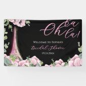 Pariser Oh La La Brautparty Banner (Horizontal)