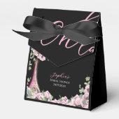 Pariser Oh La La Brautparty Geschenkschachtel (Vorderseite)