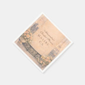 Pariser Oui-Junggesellinnenabschied Serviette (Ecke)