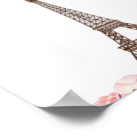 Pariser Party-Zeichen Poster (Ecke)